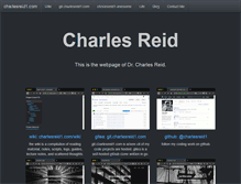 Tablet Screenshot of charlesreid1.com